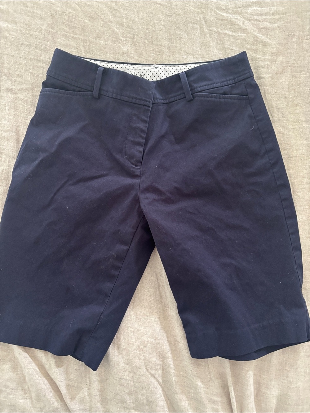 Talbots Navy Bermuda Shorts